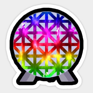 neon epcot Sticker